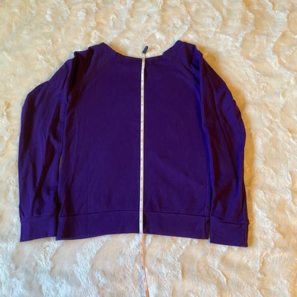 Abercrombie & Fitch Purple Sweatshirt Ladies Size S - Picture 6 of 8
